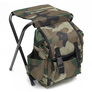 Multifunctional fishing and beach backpack-chair