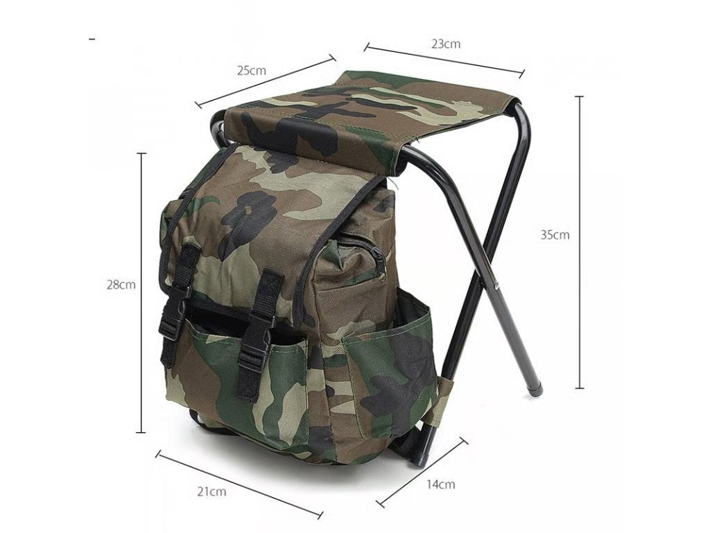 Multifunctional fishing and beach backpack-chair