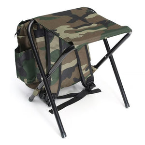 Multifunctional fishing and beach backpack-chair