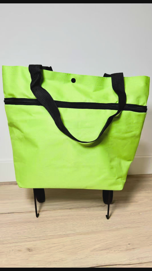 carrito de la compra plegable verde video 